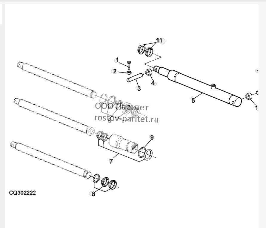 PLATFORM LIFT CYLINDER 